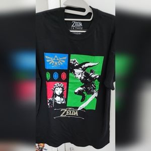 Large black Thinkgeek Zelda shirt